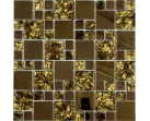 Мозаика Metal Ms-612 Металл Стекло (15х48х8) 30x30
