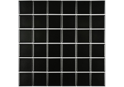 Мозаика Манила чёрный / Manila Black (4.8x4.8) 30.6x30.6