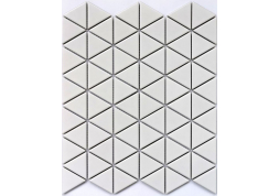 Мозаика Рино белый матовый / Reno White matt (3.9x4.5) 25.2x29.1