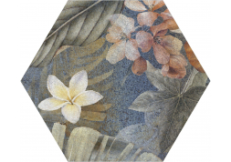 Керамогранит Hibiscus Blue Hexa Matt 23.2x26.7