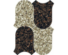 Мозаика Chicco Onda Verde Cacao 27×36.5