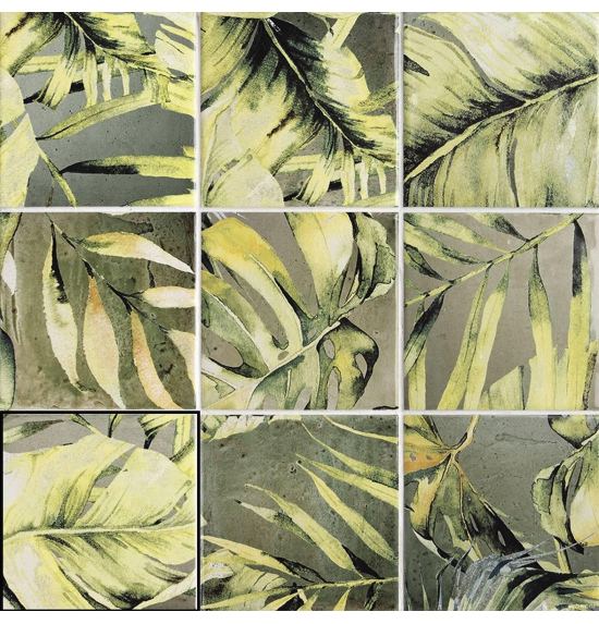 Керамическая настенная плитка Sintra Areca Olive Green Mix 12.4x12.4