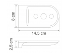 Мыльница решетка Kammel K-8369WHITE 