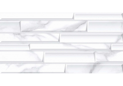 Керамическая настенная плитка Calacatta Bianco Bricks Rel. 31.5х63