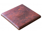Ступень угловая Esquina Jasper Rojo 33x33