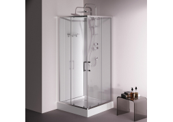 Душевая кабина 90x90 AM.PM Above W9XC-403-9090MT профиль серебристый, низкий поддон
