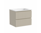 Тумба подвесная SANCOS под раковину Snob T, Beige Soft 590х445х500, SNT60CE