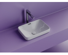 Раковина встраиваемая сверху CERAMICANOVA Element с отверстием слива - перелива прямоугольной формы CN6078