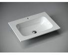 Раковина накладная CERAMICANOVA Grace прямоугольная, с отверстием под смеситель, цвет белый CN7011