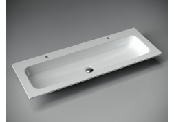 Раковина накладная CERAMICANOVA Grace прямоугольная, с 2 отверстиями под смеситель цвет белый CN7016