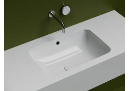 Раковина встраиваемая снизу под столешницу CERAMICANOVA, с отверстием слива - перелива CN7018