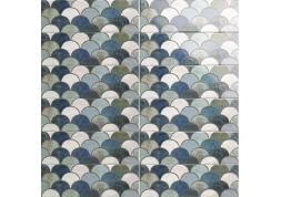 Керамическая настенная плитка Bellagio Escama Blu 10x30