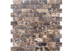 Мозаика Pietrine 7 Emperador Dark POL (23x48x7) 29.8х29.8  
