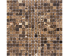 Мозаика Pietrine 7 Emperador Dark POL (15x15x7) 30.5х30.5
