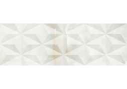 Керамическая настенная плитка Onyx Triangolo Silver Shine Rettificato 30x90