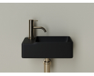 Умывальник CERAMICANOVA Element подвесной прямоугольный (чаша справа, отверстие под смеситель слева) цвет черный матовый CN5046MB