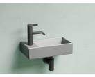 Умывальник CERAMICANOVA Element подвесной прямоугольный (чаша справа, отверстие под смеситель слева) цвет антрацит матовый CN6051RMH