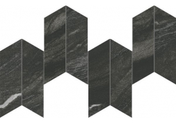 Мозаика Marvel Diva Black Tempest Mosaico Chevron Velvet (AYD5) 17.5х46.3