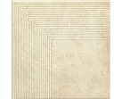Ступень угловая Scandiano Beige Stopnica Narozna New 30х30