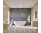 Акриловая ванна угловая CEZARES CZR-LUX-CORNER-165-80-58
