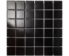 Мозаика 5х5 см Black Matt 48х48 30.6x30.6