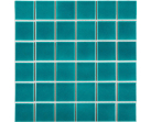 Мозаика 5х5 см Crackle Green Glossy 48х48 30.6x30.6