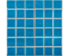 Мозаика 5х5 см Crackle Light Blue Glossy 48х48 30.6x30.6