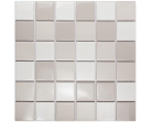 Мозаика 5х5 см Grey Mix Glossy 48x48 30.6x30.6