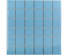 Мозаика 5х5 см Light Blue Glossy 48х48 30.6x30.6
