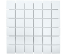 Мозаика 5х5 см White Matt 48х48 30.6x30.6