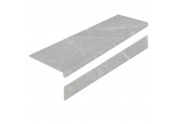 Ступень керамогранит L СТУПЕНИ DAKOTA GRIS 32х120 MATT с подступенником