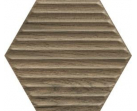 Декор Serene Brown Heksagon Struktura 17.1х19.8