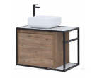 Тумба под раковину Aquanet Nova Lite Loft 75 L дуб рустикальный