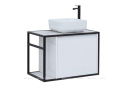 Тумба под раковину Aquanet Nova Lite Loft 75 R белый