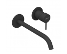 Смеситель для раковины встраиваемый однорычажный с тонкой ручкой, на два отверстия CEZARES LEAF-BLI2-20-L-NOP