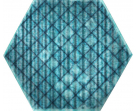 Керамогранит Tribu Blue Hexa Matt 23.2x26.7
