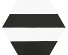 Керамогранит Porto Hex Capri Black 22x25 