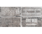 Керамогранит New York Road Signs Mix Wall Street 10x20