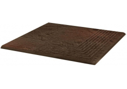 Ступень угловая структ SEMIR BROWN 30x30x1.1
