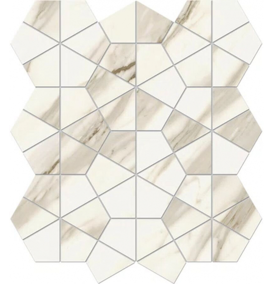 Мозаика Marvel Meraviglia Calacatta Bernini Hexagon Lapp. (AJQZ) 40.3х46.6