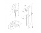2 смесителя с душевой лейкой AM.PM X-Joy F43985A00 в наборе белый                                                                 