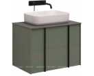 Тумба с раковиной Allen Brau Reality 70 1.32004.CGM олива матовый