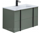 Тумба с раковиной Allen Brau Reality 80 1.32005.CGM олива матовый