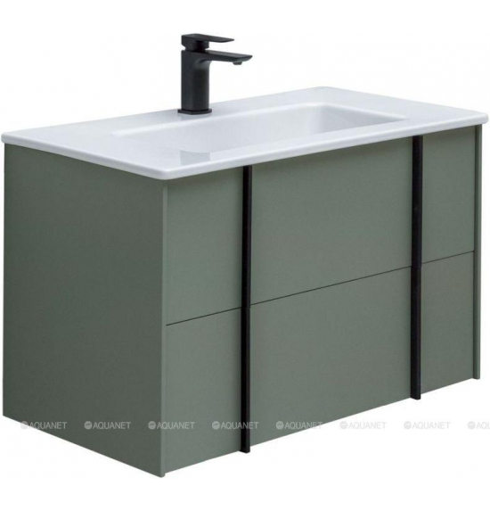 Тумба с раковиной Allen Brau Reality 80 1.32005.CGM олива матовый