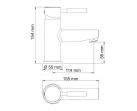 Смеситель для раковины Main 4103