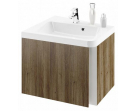 Тумба с раковиной Ravak SD 10° 55 темный орех L