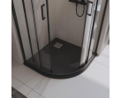 Поддон из искусственного мрамора Belbagno TRAY-MR-UNO-R-90-550-35-NERO-CR                    