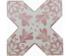 Керамогранит Becolors Cross Decoro Stencil Coral 13.25x13.25
