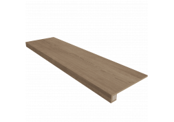 Ступень Classic Wood Rusty Beige CW03 33x120 прямоугол. бортик без насечек + Подступенок 14.5x120  