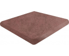 Ступень угловая Esquina Redonda Capri Rojo 33х33